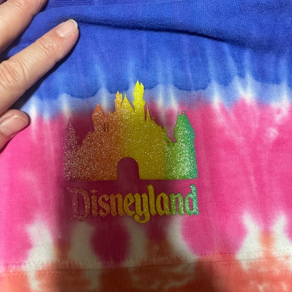 Disney Land Spirit Jersey Tie Dye Long Sleeve T-Shirt Kids Youth Size Large - Picture 3 of 7